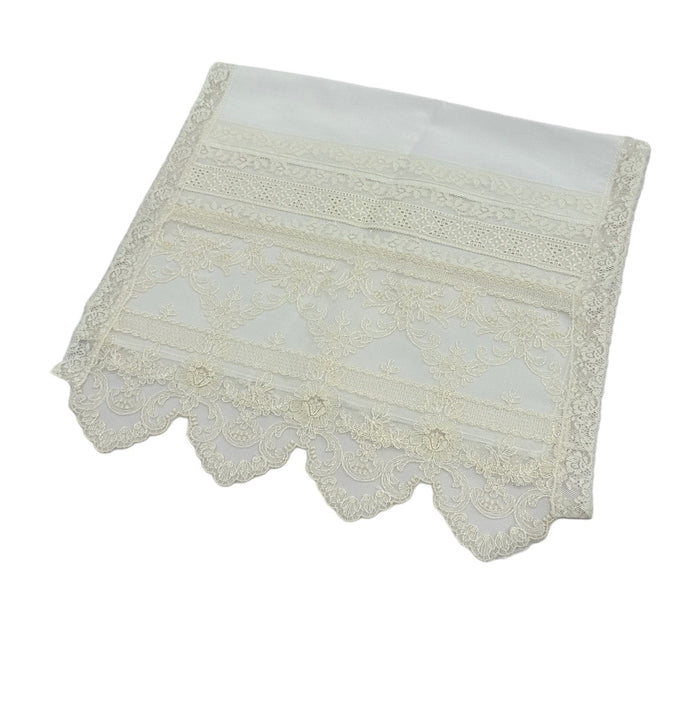 Andrea Ivory Lace Kerchief
