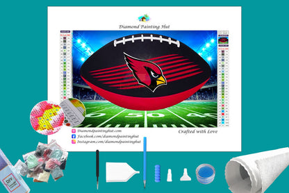 Arizona Cardinals NFL Football Diamond Painting-Diamond Painting Hut