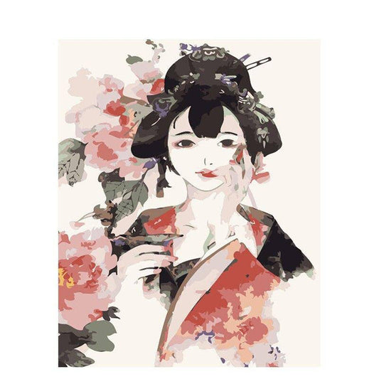 Asian Style Painting Paint By Numbers Kit
