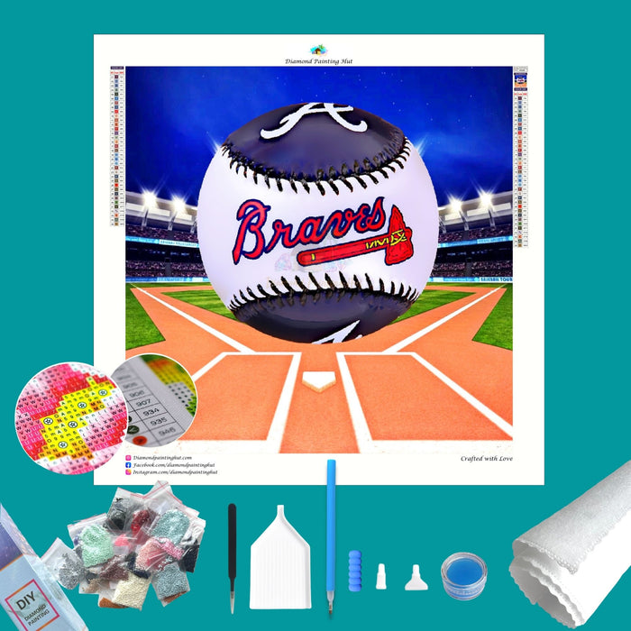 Atlanta Braves MLB Diamond Painting-Diamond Painting Hut