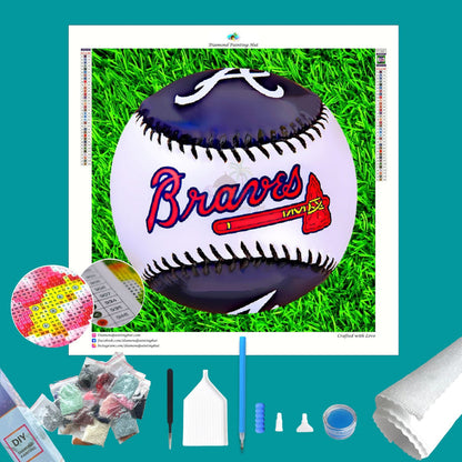 Atlanta Braves MLB Diamond Painting-Diamond Painting Hut