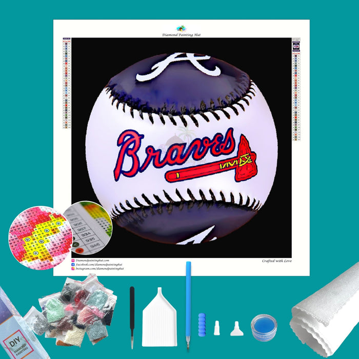 Atlanta Braves MLB Diamond Painting-Diamond Painting Hut