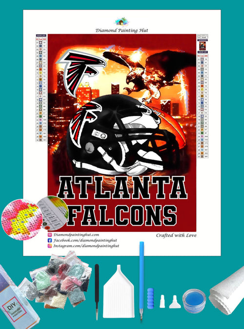 Falcons NFL Home Diamond Painting-Diamond Painting Hut