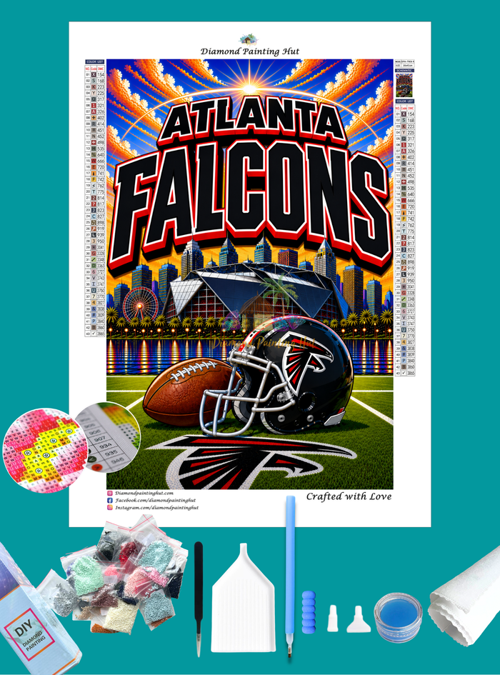 Atlanta NFL Skyline Diamond Painting