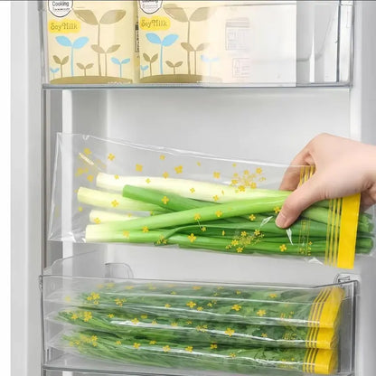 Double-Seal Reusable Food Storage Bags – Leakproof Resealable Snack Pouches