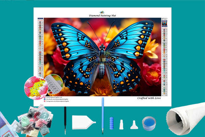 Blue Butterfly Diamond Painting