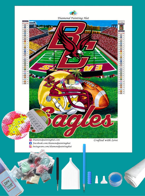 Boston College NCAA Home Diamond Painting