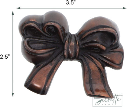 Brass Metal Bow Napkin Weight