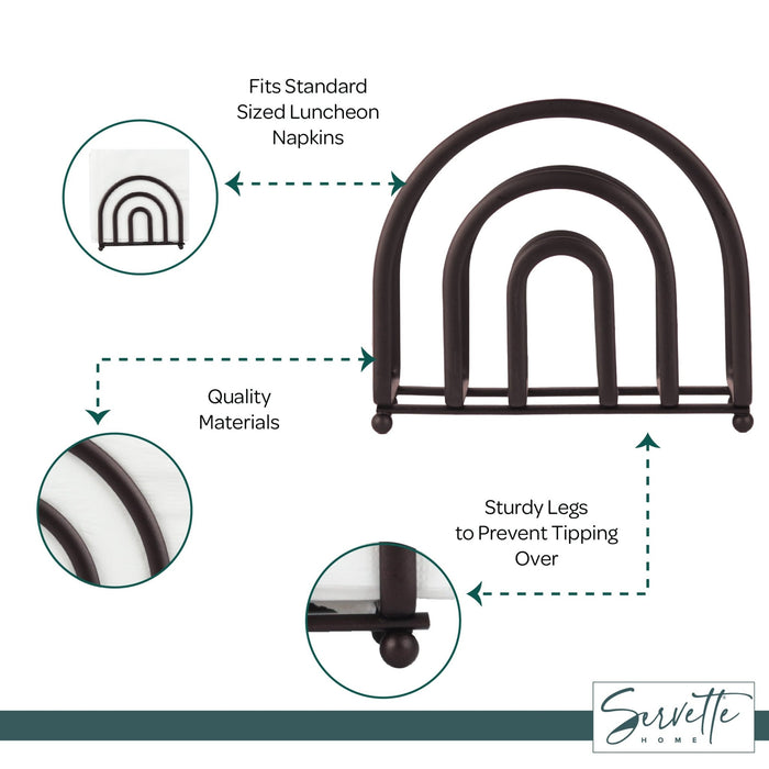 Bronze Semicircle Napkin Holder