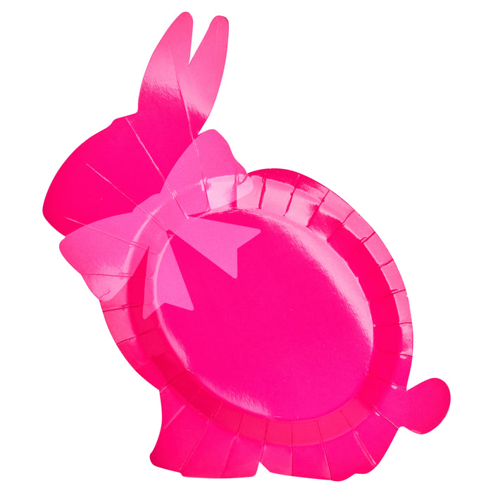 Bunny Plate Hoppy Easter Assorted Color/8ct