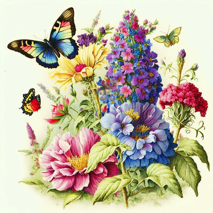 Butterflies Haven Diamond Painting-Diamond Painting Hut