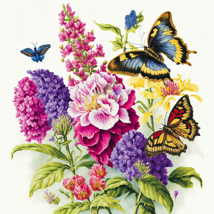 Butterflies Haven Diamond Painting-Diamond Painting Hut