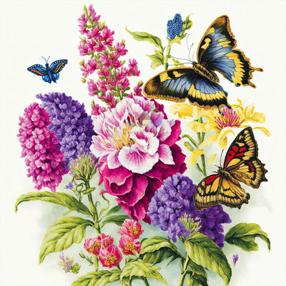 Butterflies Haven Diamond Painting-Diamond Painting Hut