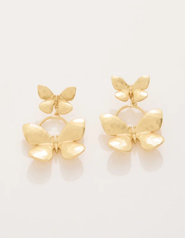 Butterfly Earrings Gold