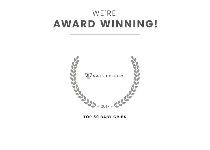 Award badge for Top 50 Baby Cribs Black 001