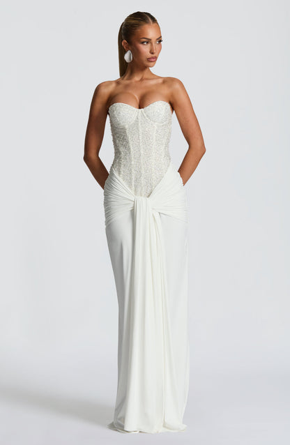 Carina Maxi Dress - Ivory