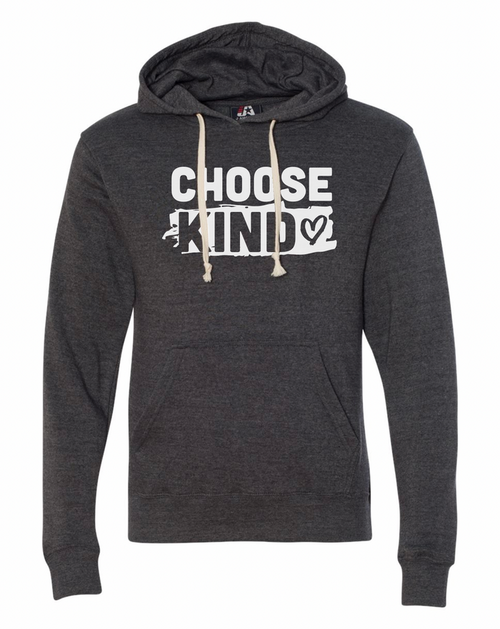 Choose Kind Hooded Sweatshirt (Heart-Design)