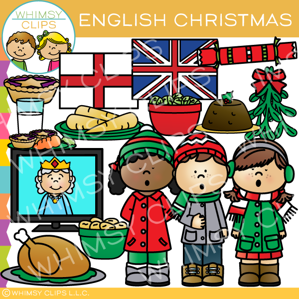 English Christmas Clip Art