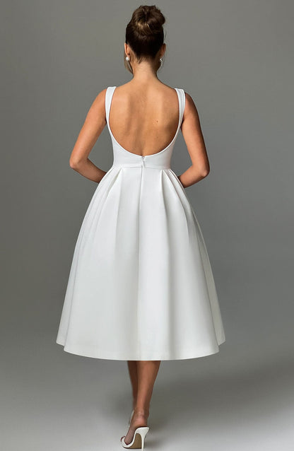 Clarabella Midi Dress - Ivory