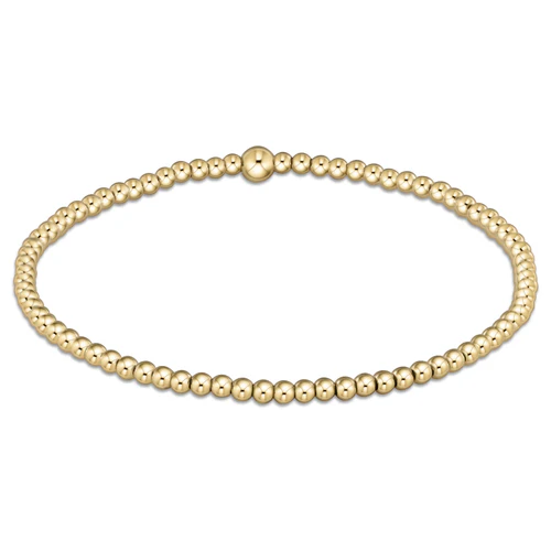 Classic Gold 2.5 Bead Bracelet