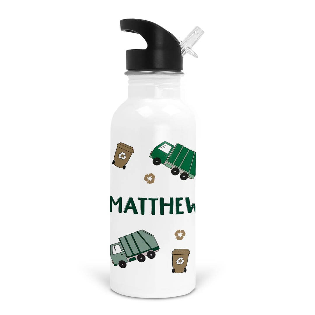 Clean Up Crew Personalized Kids Water Bottle