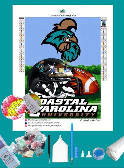 Coastal Carolina NCAA Home  Diamond Painting