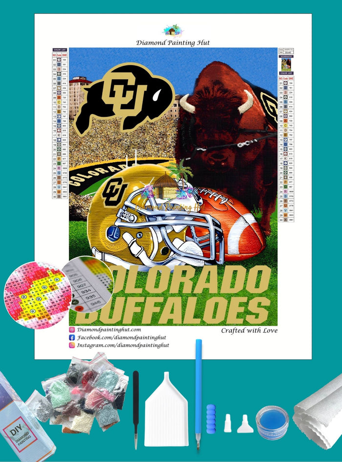 Colorado NCAA Home Diamond Painting