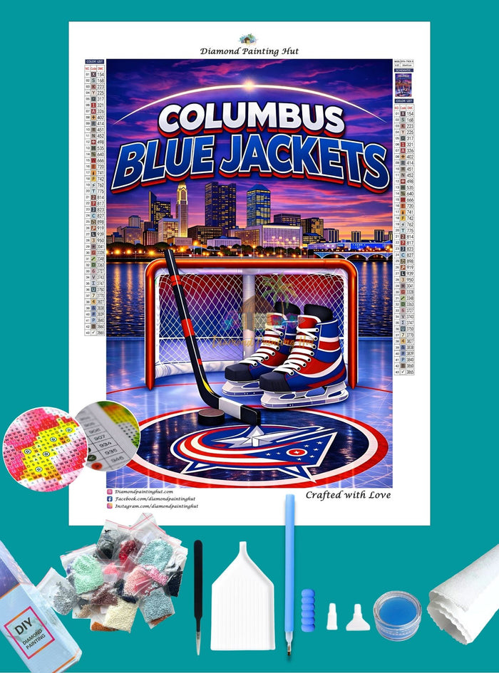 Columbus NHL Skyline Diamond Painting