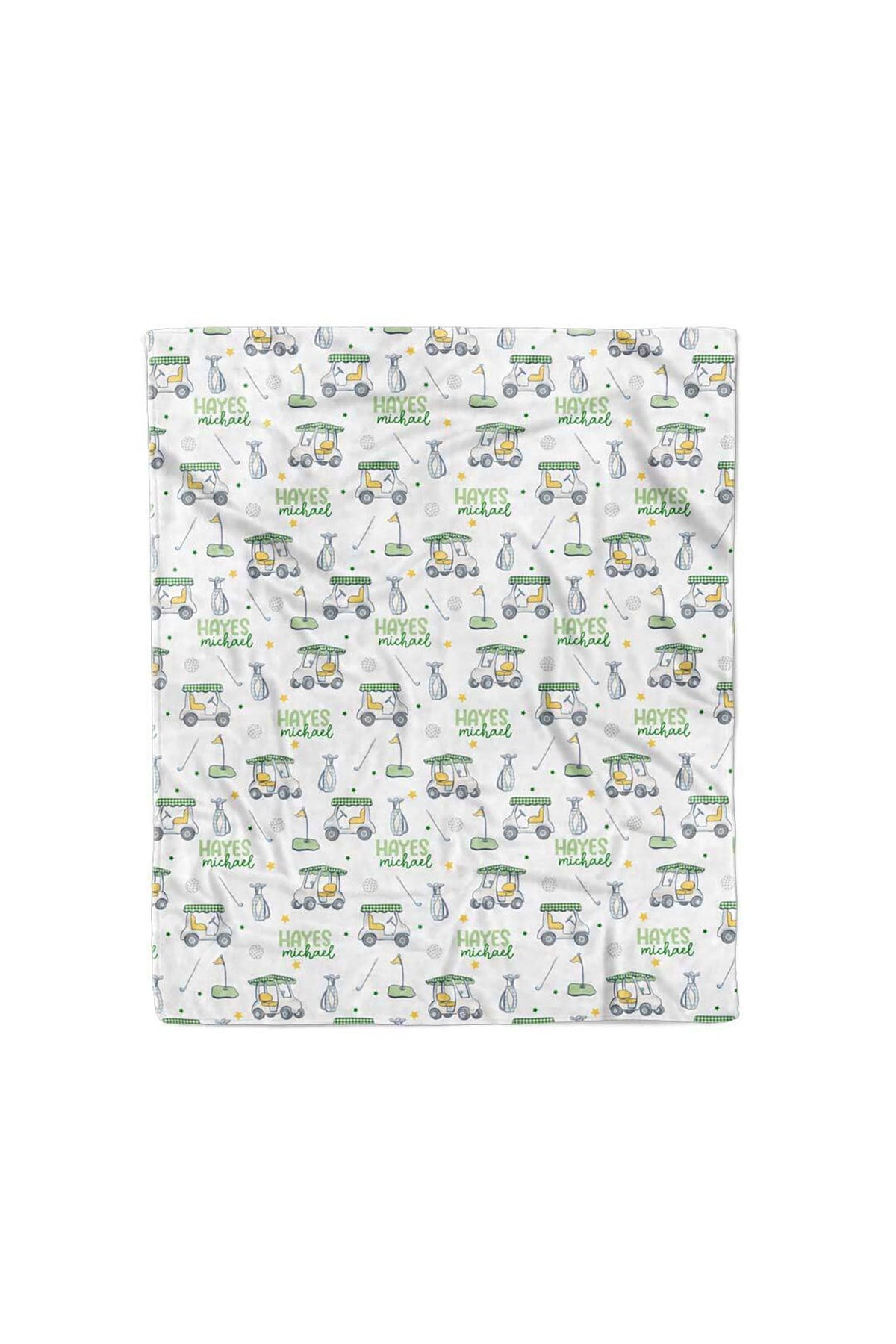 Country Club Cuties Personalized Kids Blanket | Blue