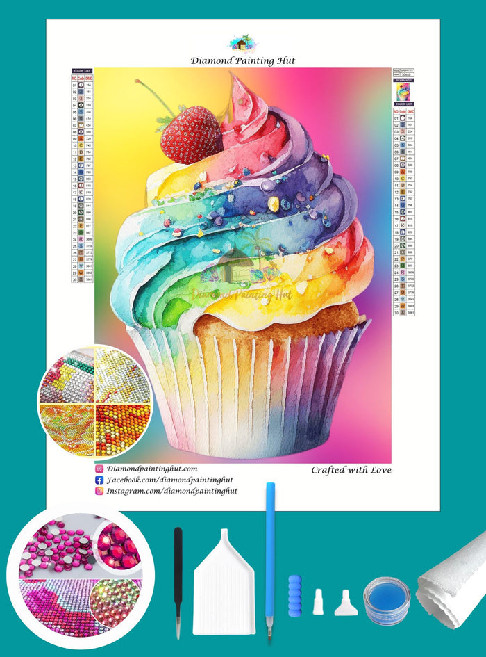 Cupcake Crystal Diamond Painting