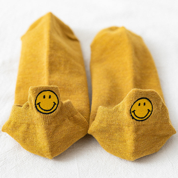 Cute Smiling Heel Socks