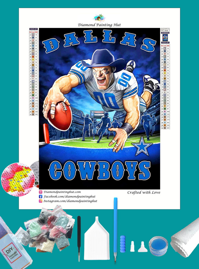 Dallas Cowboys NFL Diamond Painting-Diamond Painting Hut