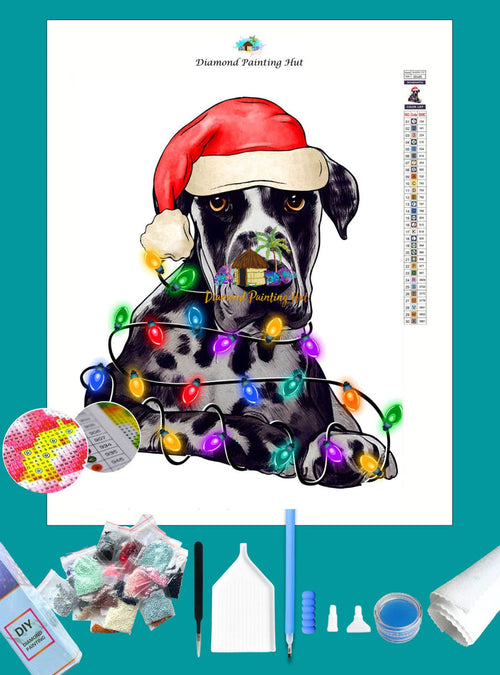 Dalmatian Christmas Diamond Painting