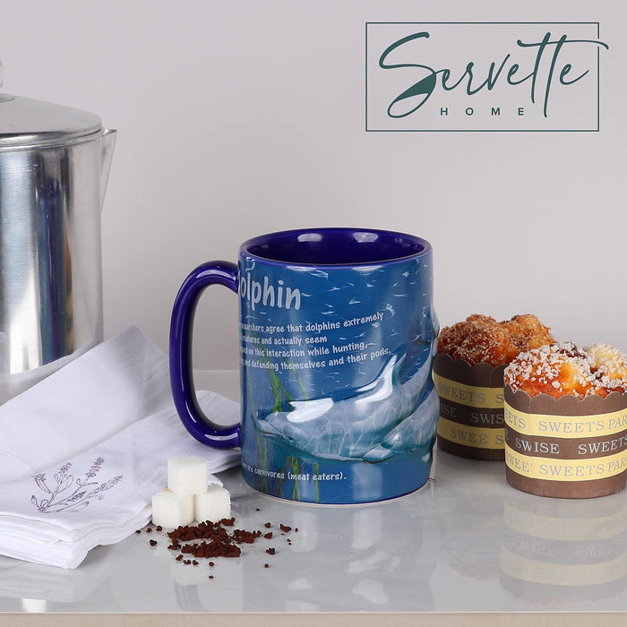 Dolphin 3D Large Mug