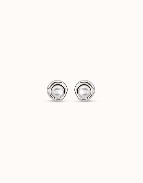 Ego Pearl and Silver Earrings