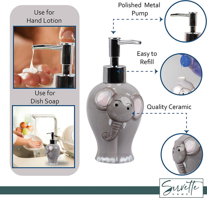 Elephant Soap Dispenser with Pump