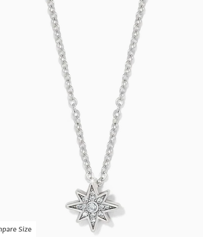 Enchanting Star Silver Necklace