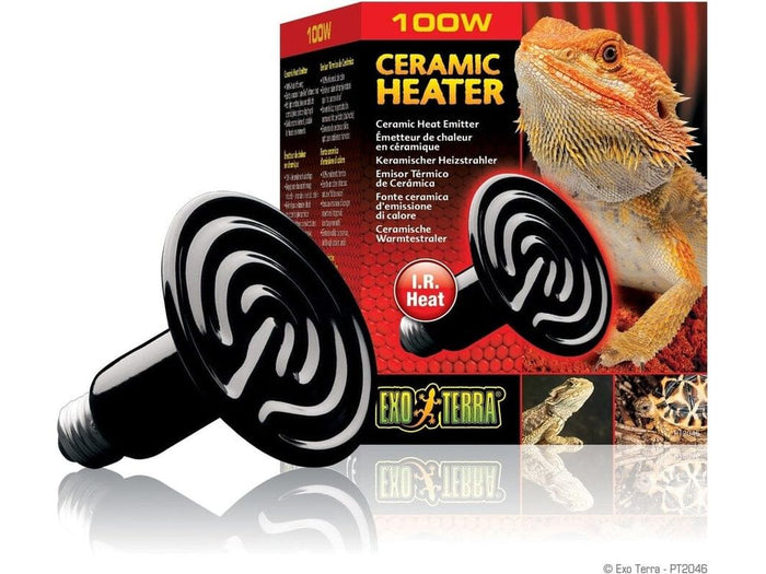 Exo Terra Ceramic Heater, 100w ceramic heat emitter Exo Terra