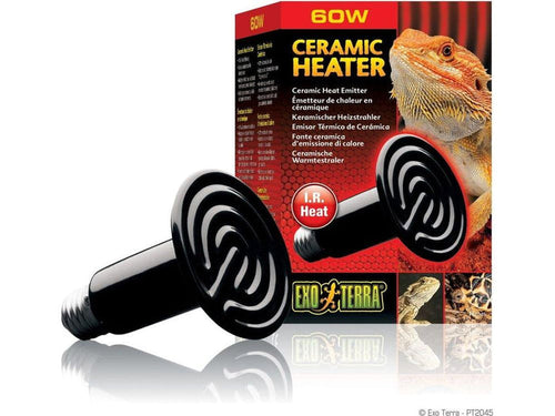 Exo Terra Ceramic Heater, 60w ceramic heat emitters Exo Terra