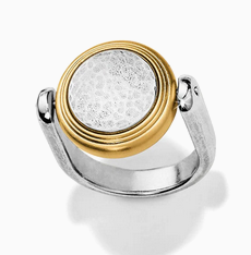 Ferrara 2 Tone Reversible Ring SZ 7