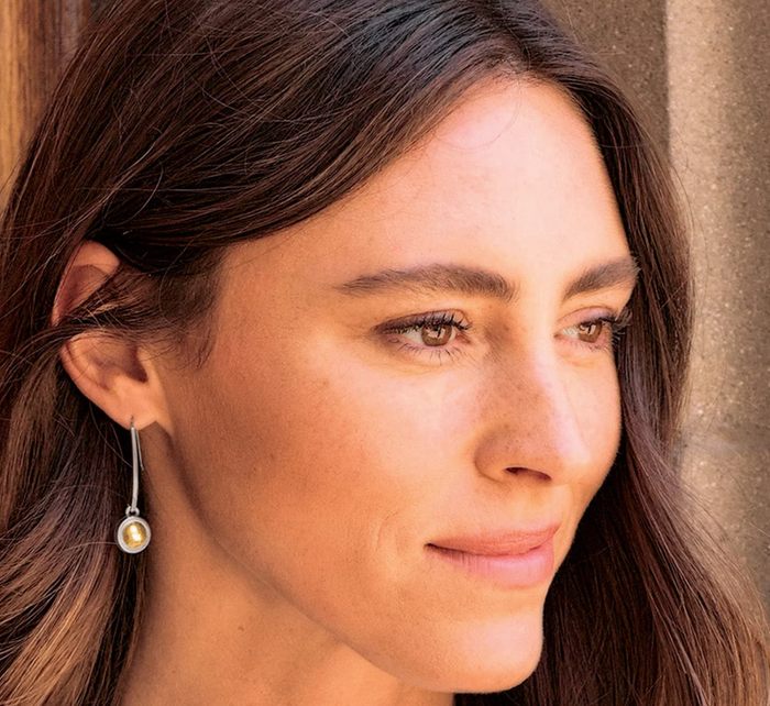 Ferrara Segreta Ball French Wire Earrings