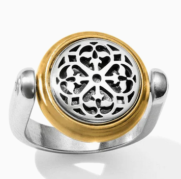 Ferrara Two Tone Reversible Ring Size 8