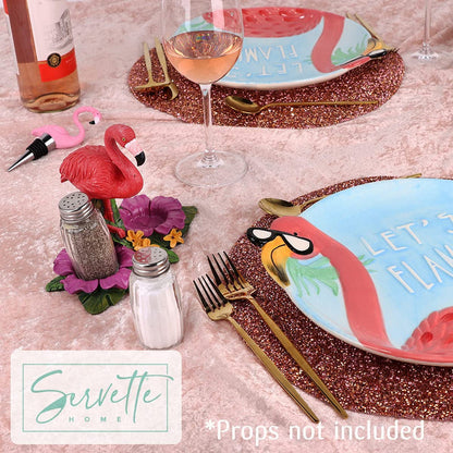 Flamingo with Flowers Salt & Pepper Shaker