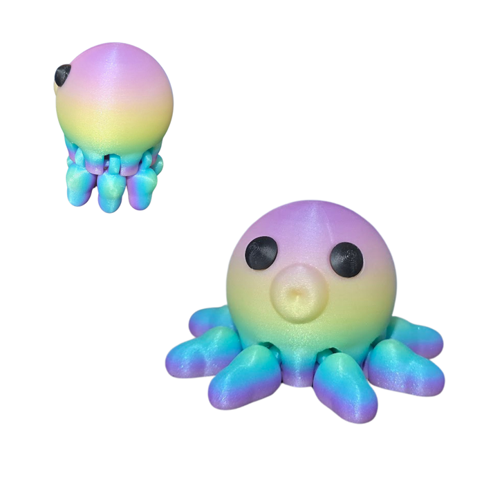 Flexi Rainbow Octopus Fidget Toy