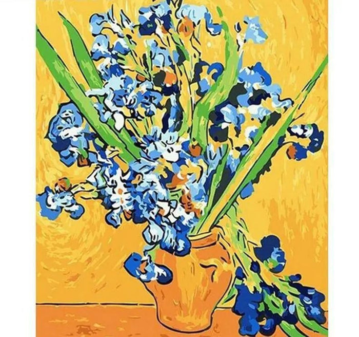Flowers Paint By Numbers Kit