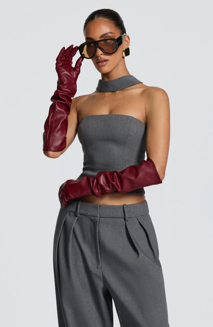 Frankie Gloves - Burgundy