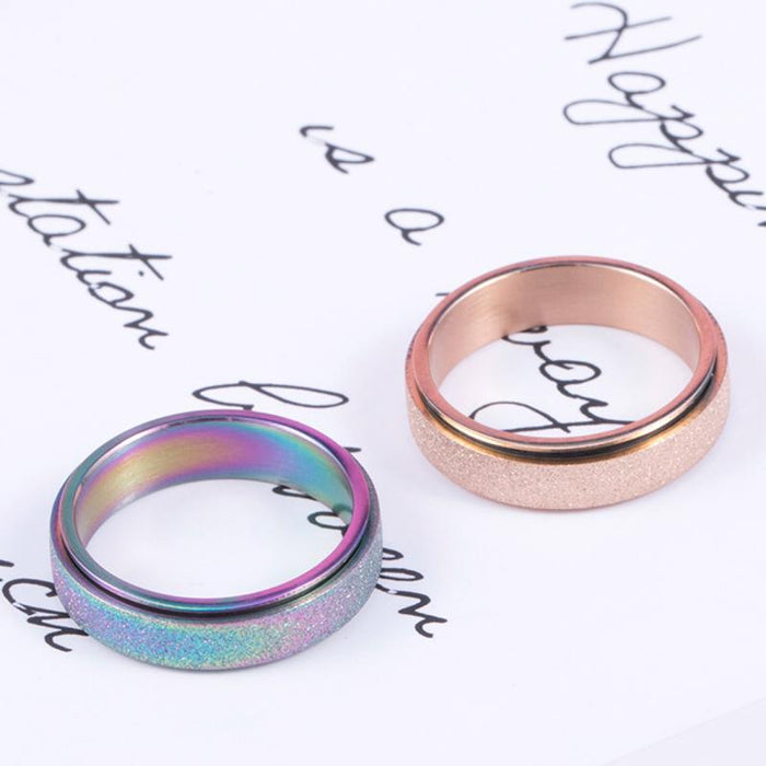 Frosted Anxiety Relief Ring