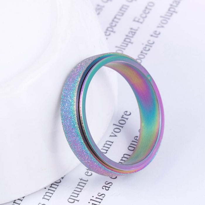 Frosted Anxiety Relief Ring