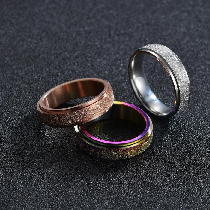 Frosted Anxiety Relief Ring