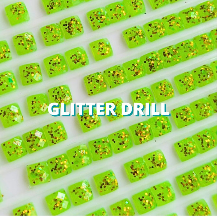 Glitter drill upgrade (3-5 colors) Per Canvas